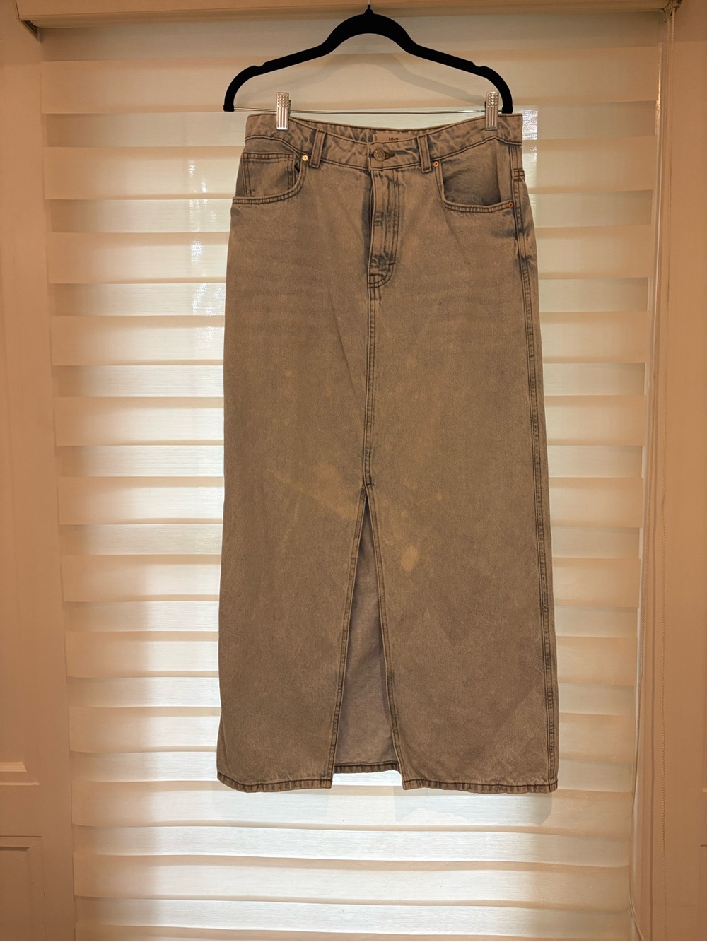 Mango denim skirt